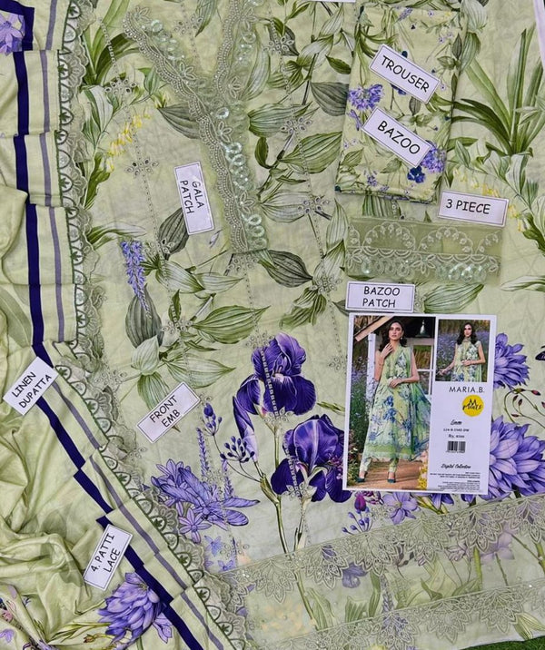 Maria FABRIC Digital printed linen
